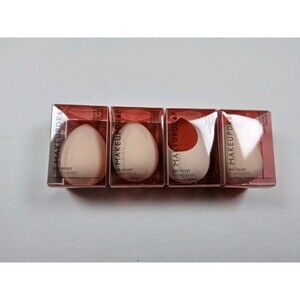 Makeup Drop Lot Of 4 Red Velvet Silicone Pad & Microfiber Blending Sponge